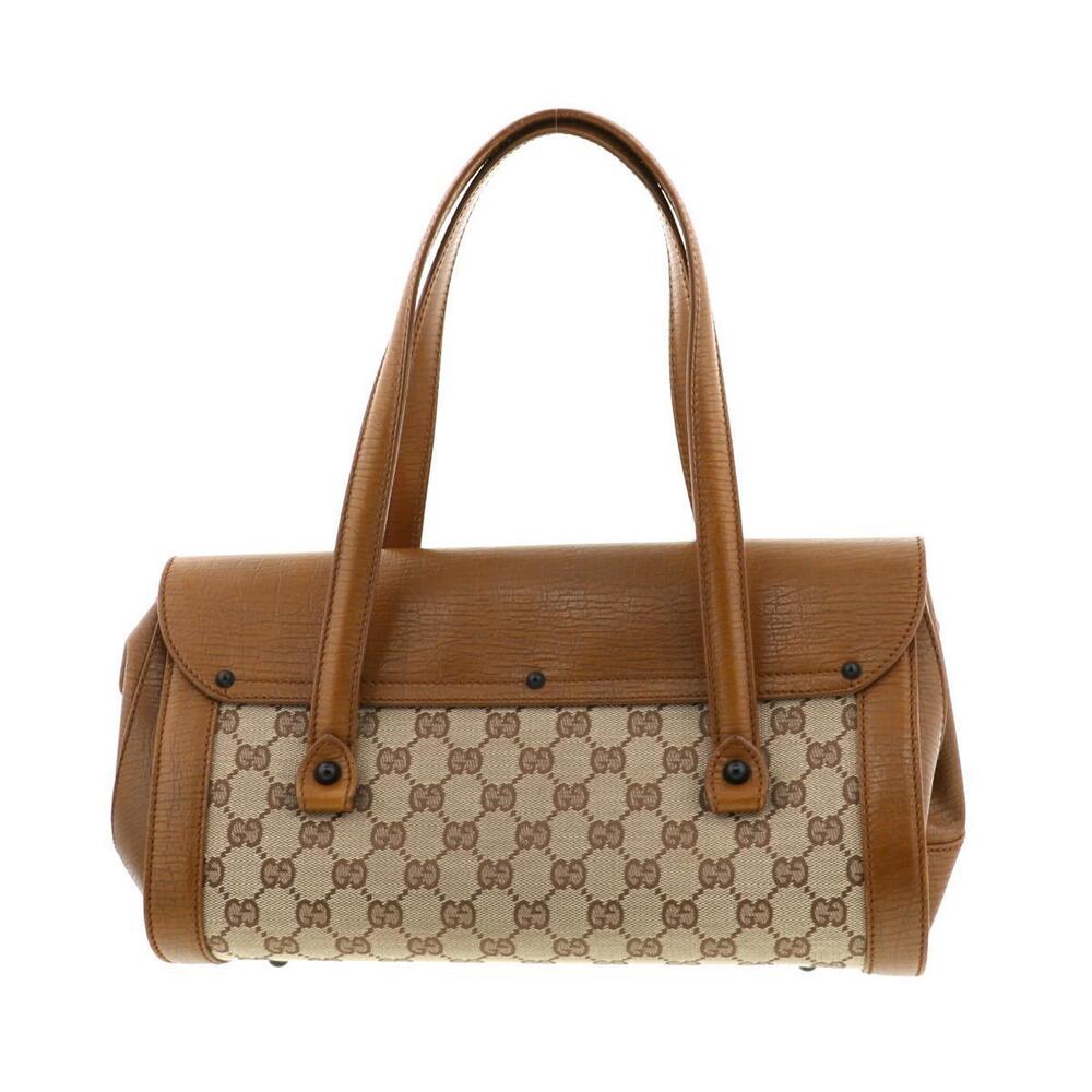 GUCCI Bamboo Handbag Beige Bag - Picture 4 of 6